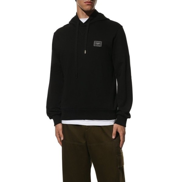 ❤돌체앤가바나 남성 블랙 후드티 - Dolce&Gabbana Mens Black Hoodie - dol0362x