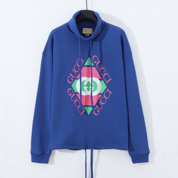 ❤구찌 남/녀 트렌디 블루 후드티 -  Gucci Unisex Blue Hoodie - guc05275x