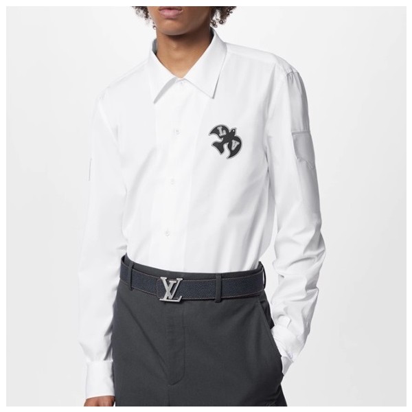 ❤루이비통 남성 이니셜 화이트 셔츠 - Louis vuitton Mens White Tshirts - lou05326x
