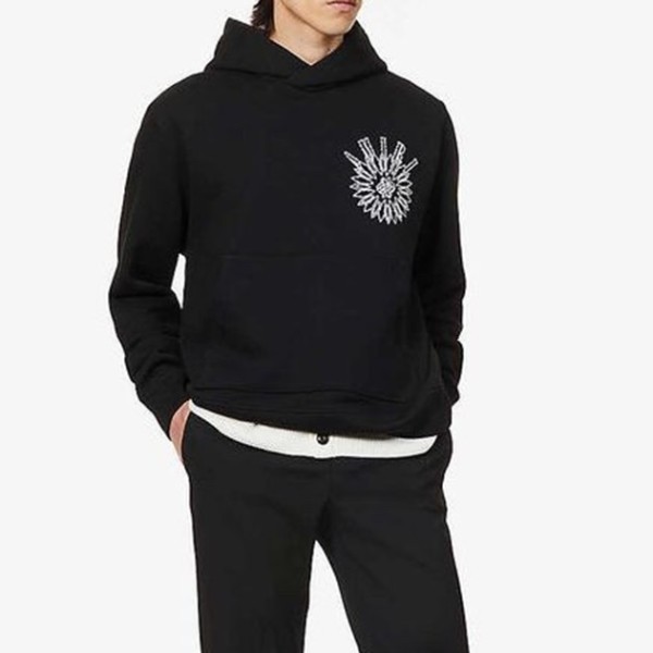❤아미리 남성 블랙 후드티 - Amiri Mens Black Hoodie - amr0386x