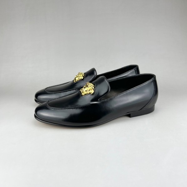 ❤베르사체 남성 메두사 블랙 로퍼 - Versace Mens Black Loafer - ver0928x