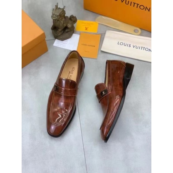 ❤루이비통 남성 모던 카멜 로퍼 - Louis vuitton Mens Camel Loafer - lou05334x