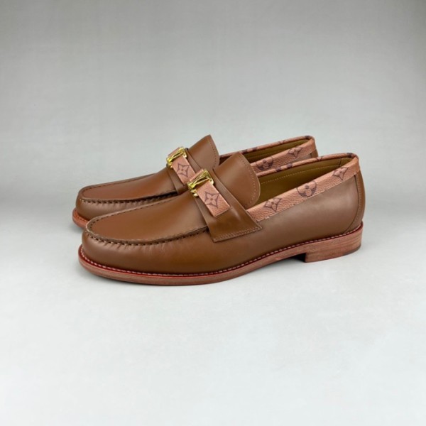 ❤루이비통 남성 모던 카멜 로퍼 - Louis vuitton Mens Camel Loafer - lou05336x