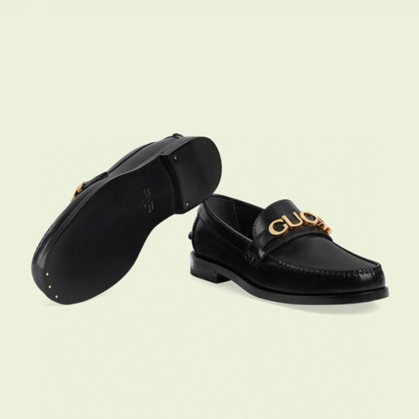 ❤구찌 남성 이니셜 블랙 로퍼 - Gucci Mens Black Loafer - guc05284x