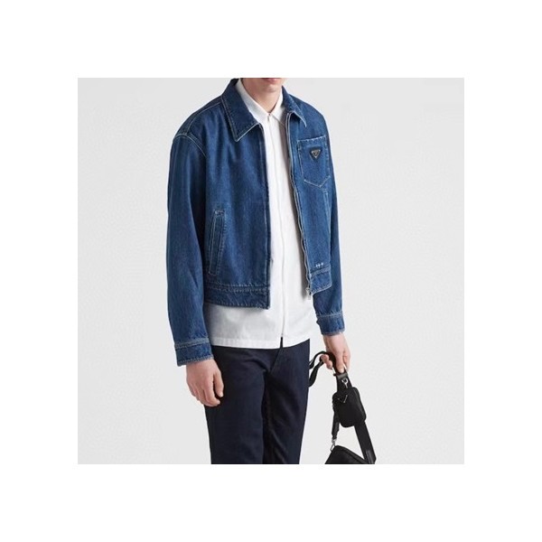 ❤프라다 남성 캐쥬얼 블루 자켓 - Prada Mens Blue Jackets - pra02871x