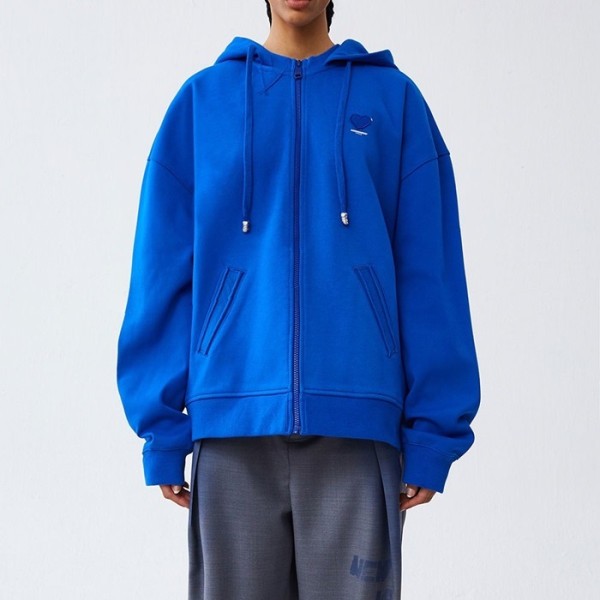 ❤아더에러 남/녀 블루 집업 후드티 - ADER Unisex Blue Hoodie - ade0120x