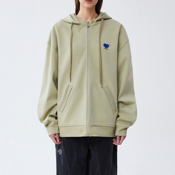 ❤아더에러 남/녀 그레이 집업 후드티 - ADER Unisex Gray Hoodie - ade0121x