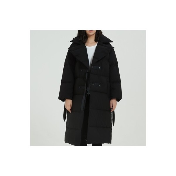 ❤질샌더 여성 구스다운 블랙 롱패딩 - Jil Sander Womens Black Padding - jil0052x