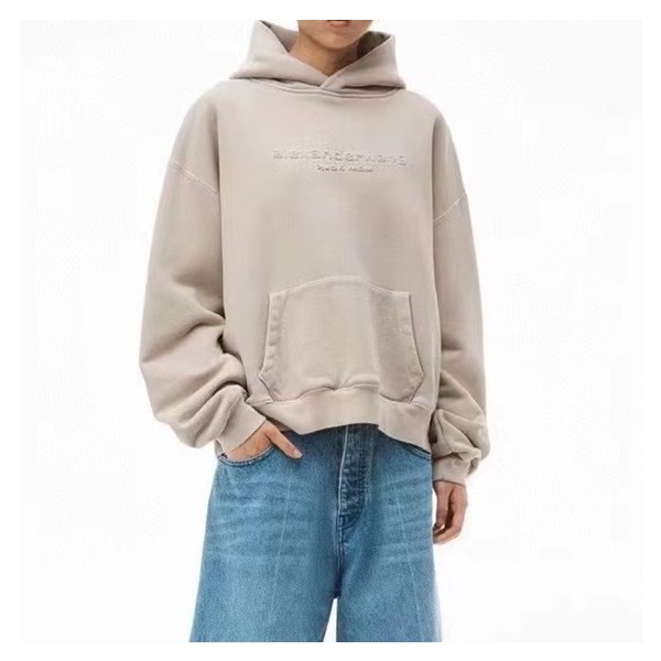 ❤알렉산더왕 남성 캐쥬얼 베이지 후드티 - Alexander wang Mens Beige Hoodie - alx0221x