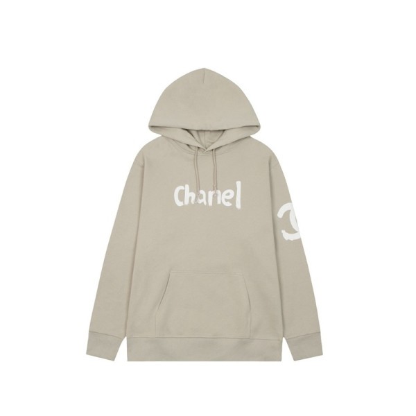 ❤샤넬 남/녀 캐쥬얼 베이지 후드티 - Chanel Unisex Beige Hoodie - cnl0935x