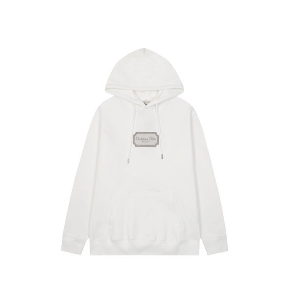 ❤디올 남자 캐쥬얼 화이트 후드티 - Dior Mens White Hoodie - dio02194x