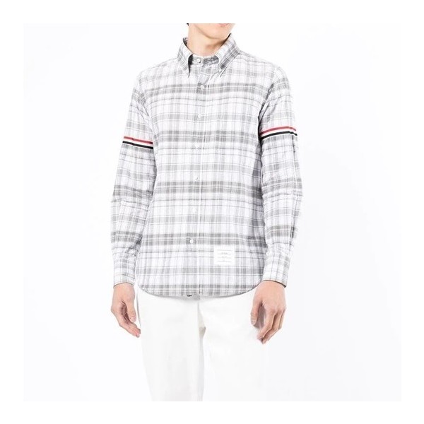 ❤톰브라운 클래식 남성 그레이 셔츠 - Thom Browne Mens Gray Tshirts - tom0661x