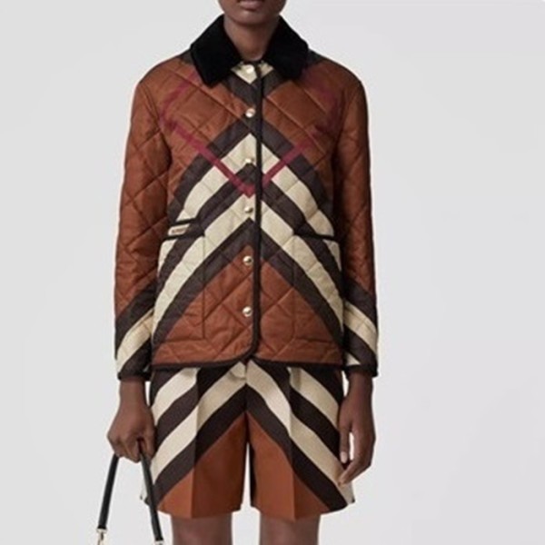 ❤버버리 여성 브라운 다운 자켓 - Burberry Womens Brown Jackets - bur04568x