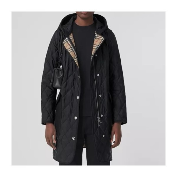 ❤버버리 여성 블랙 다운 코트 - Burberry Womens Black Coats - bur04575x