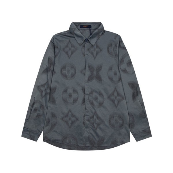 ❤루이비통 남성 이니셜 다크그레이 셔츠 - Louis vuitton Mens Dark Gray Tshirts - lv006x