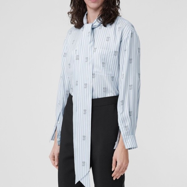 ❤버버리 여성 블루 셔츠 - Burberry Womens Blue Tshirts - bur04583x