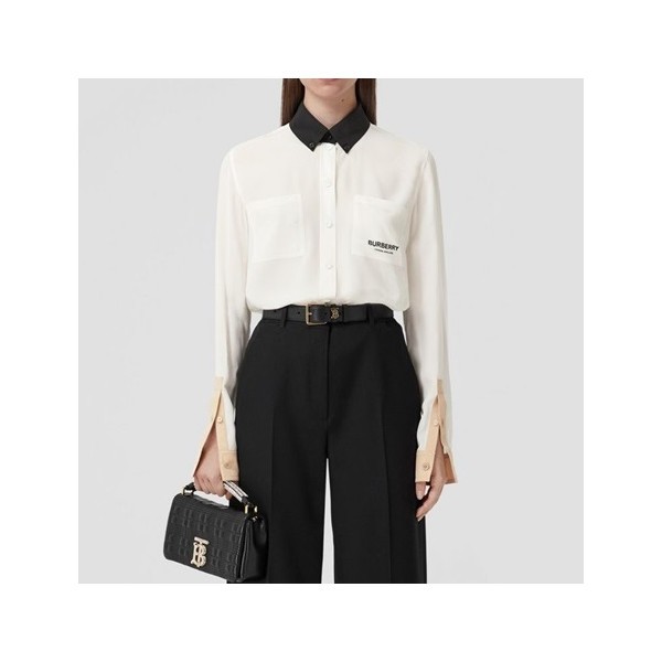 ❤버버리 여성 화이트 셔츠 - Burberry Womens White Tshirts - bur04585x