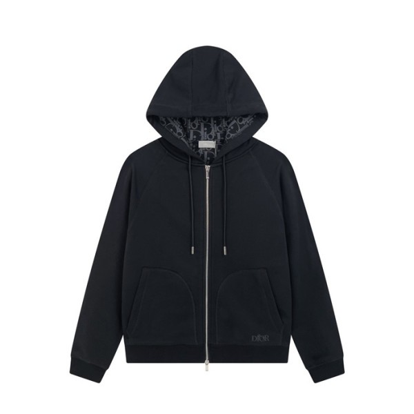 ❤디올 남자 블랙 집업 후드티 - Dior Mens Black Hoodie - dio02202x