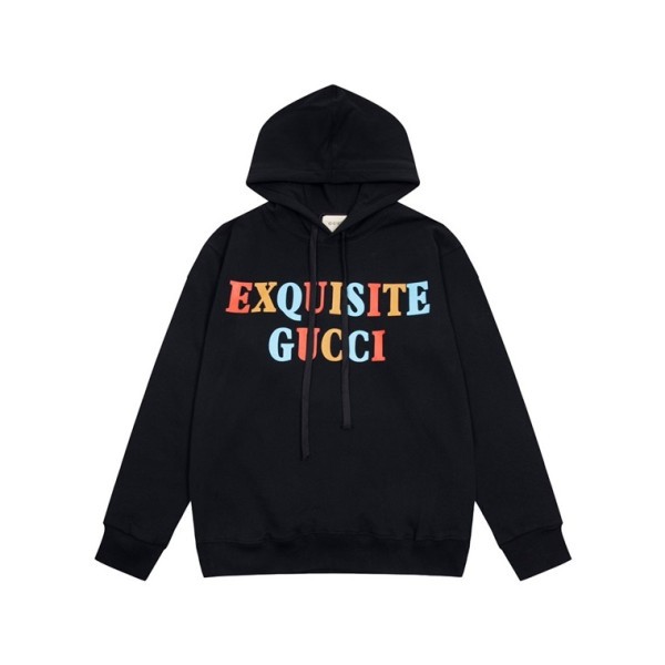 ❤구찌 남/녀 트렌디 블랙 후드티 -  Gucci Unisex Black Hoodie - gu0021x