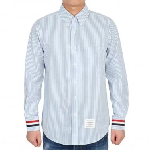 ❤톰브라운 남성 블루 셔츠 - Thom Browne Mens Blue Tshirts - tom0669x