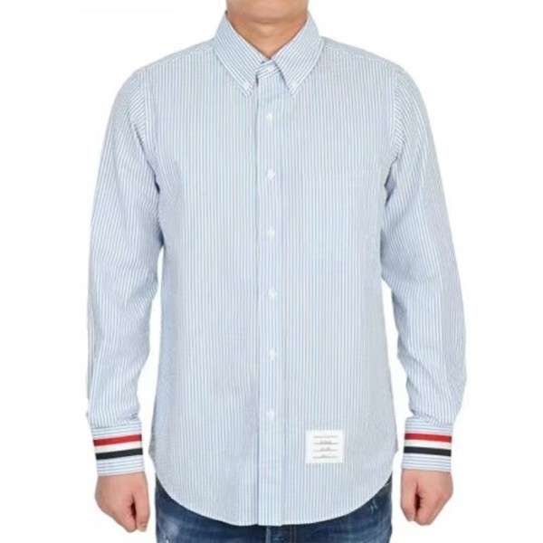 ❤톰브라운 남성 블루 셔츠 - Thom Browne Mens Blue Tshirts - tom0669x