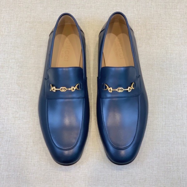 ❤구찌 남성 이니셜 네이비 로퍼 - Gucci Mens Navy Loafer - gu34x