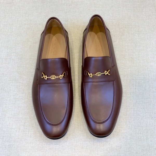 ❤구찌 남성 이니셜 브라운 로퍼 - Gucci Mens Brown Loafer - gu36x