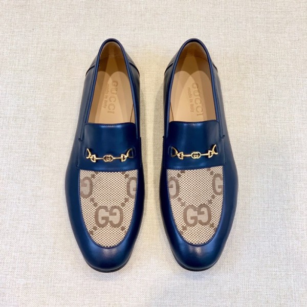 ❤구찌 남성 이니셜 네이비 로퍼 - Gucci Mens Navy Loafer - gu37x