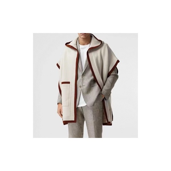 ❤버버리 남/녀 아이보리 판쵸 - Burberry Unisex Ivory Poncho - bur4599x