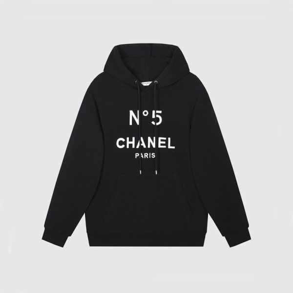 ❤샤넬 남/녀 캐쥬얼 블랙 후드티 - Chanel Unisex Black Hoodie - ch0011x