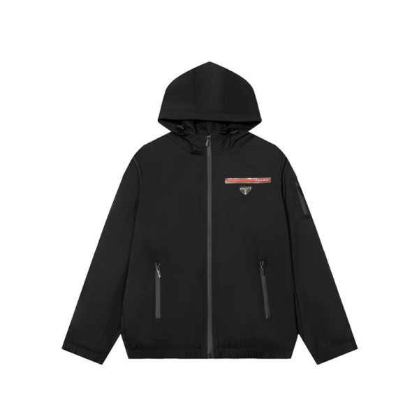 ❤프라다 남성 블랙 후드 자켓 - Prada Mens Black Jackets - pr10x