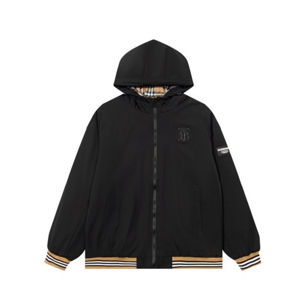 ❤버버리 남성 블랙 후드 자켓 - Burberry Mens Black Jackets - bur04603x