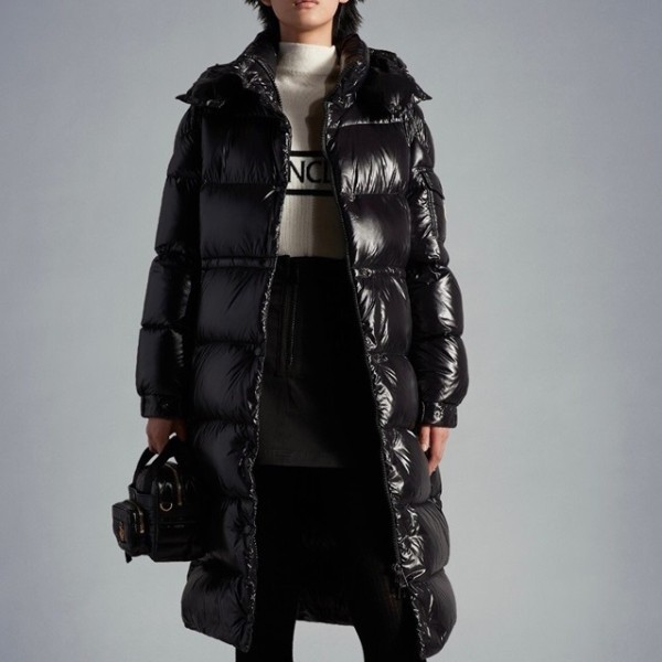 ❤몽클레어 여성 덕다운 블랙 롱패딩 - Moncler Womens Black Padding - Mo14x