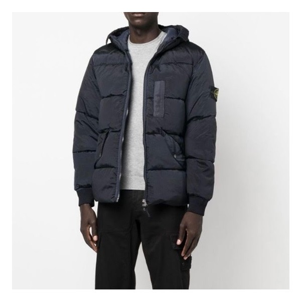 ❤스톤아일랜드 남성 네이비 구스다운 패딩 - Stone Island Mens Navy Padding - sto0525x