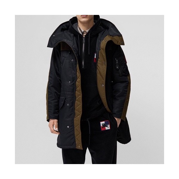 ❤버버리 남성 블랙 다운 코트 - Burberry Mens Black Coats - bur04609x