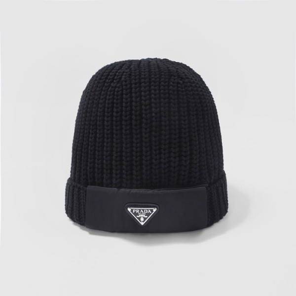❤프라다 남/녀 블랙 비니  - Prada Unisex Black Beanie - pr17x