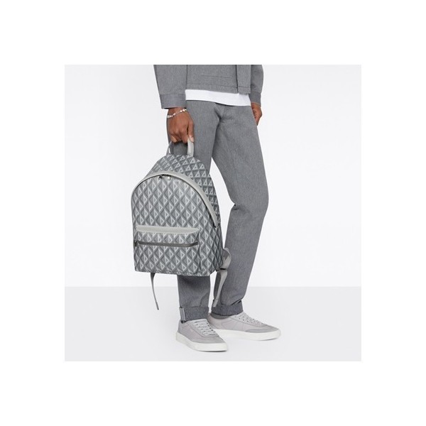 ❤디올 남성 다이아몬드 그레이 백팩 - Dior Mens Gray Back Pack - dio02230x
