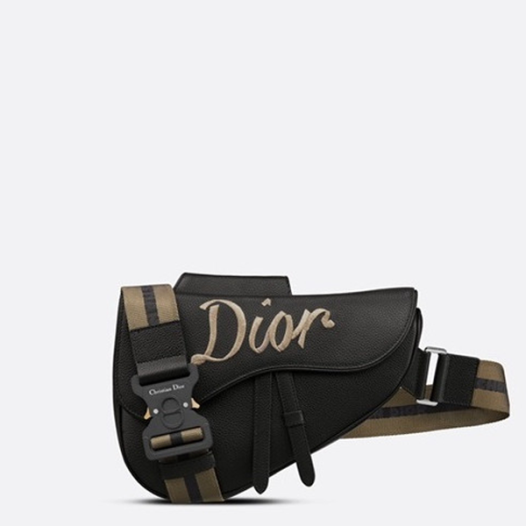 ★디올 남성 Saddle 새들 백 - Dior Men Black Saddle Bag