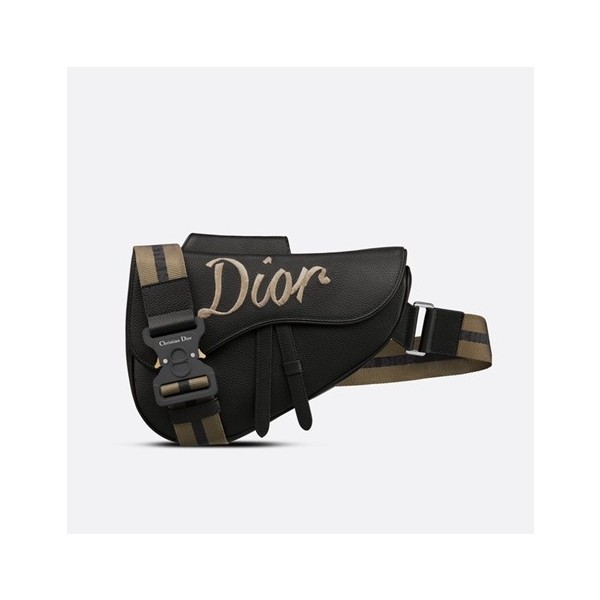 ❤디올 남성 블랙 새들백 - Dior Men Black Saddle Bag - dio02333x