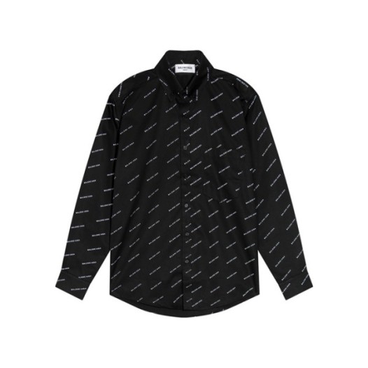 ❤발렌시아가 트렌디 남성 블랙 셔츠 - Balenciaga Mens Black Tshirts - ba04x
