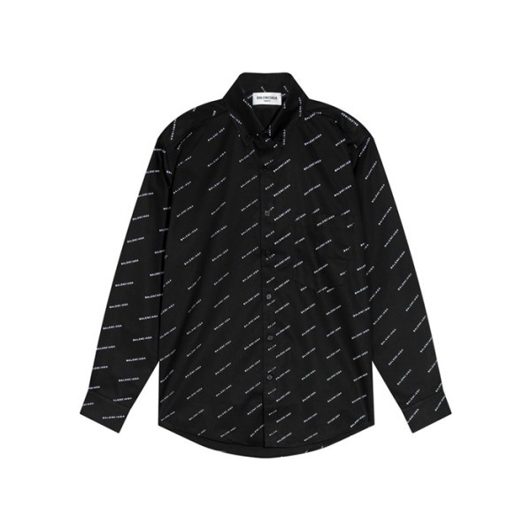 ❤발렌시아가 트렌디 남성 블랙 셔츠 - Balenciaga Mens Black Tshirts - ba04x