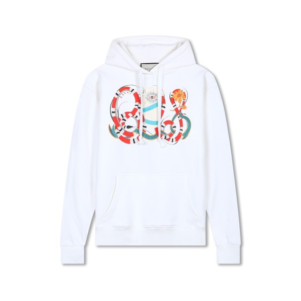 ❤구찌 남/녀 트렌디 화이트 후드티 -  Gucci Unisex White Hoodie - gu48x
