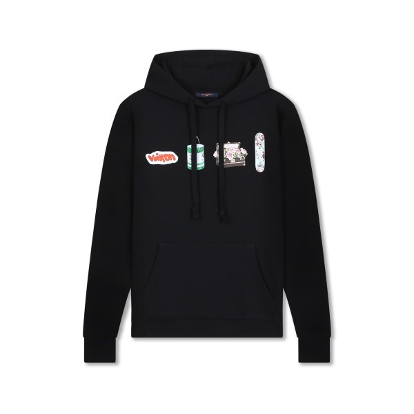❤루이비통 남자 베이직 블랙 후드티 - Louis vuitton Mens Black Hoodie - lv61x