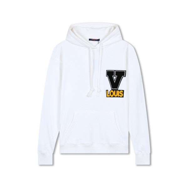 ❤루이비통 남자 베이직 화이트 후드티 - Louis vuitton Mens White Hoodie - lv63x