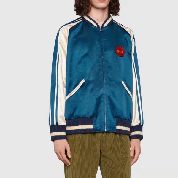 ❤구찌 남성 캐쥬얼 블루 자켓 - Gucci Mens Blue Jackets - gu57x