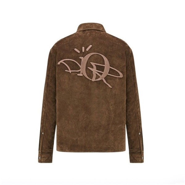 ❤디올 남성 클래식 브라운 셔츠 - Dior Mens Brown Tshirts - di19x