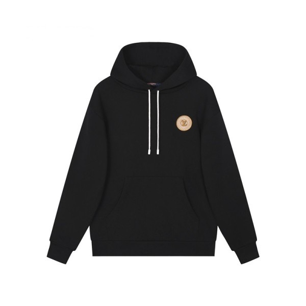 ❤루이비통 남자 블랙 후드티 - Louis vuitton Mens Black Hoodie - lv134x