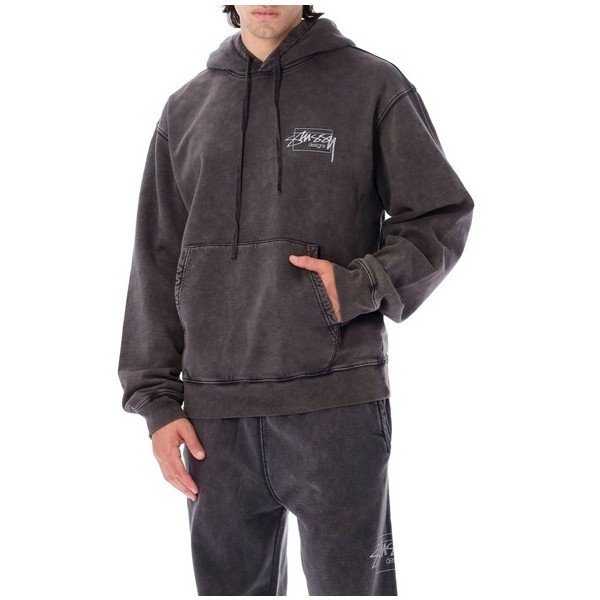 ❤스터시 남성 블랙 후드티 - Stussy Mens Black Hoodie - stu02x