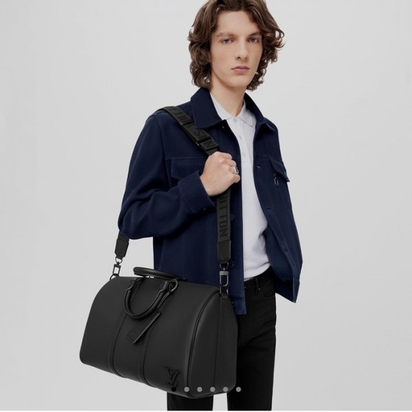❤루이비통 남성 블랙 키폴 - Louis vuitton Mens Black Keepall - lv138x