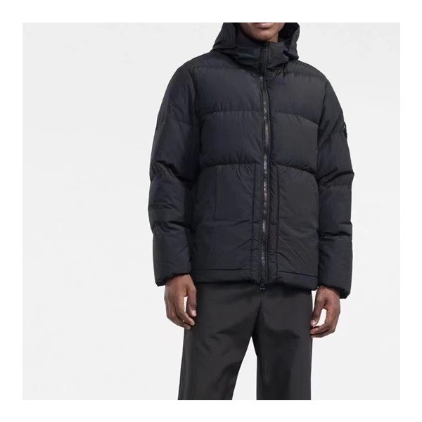 ❤스톤아일랜드 남성 블랙 구스다운 패딩 - Stone Island Mens Black Padding - sto0533x